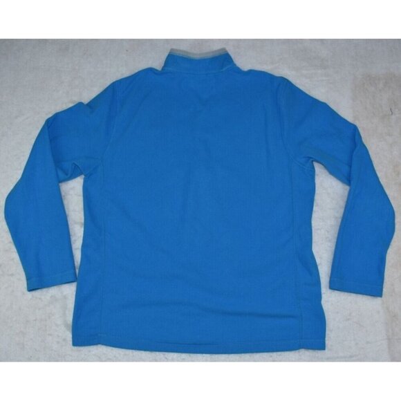The North Face Classic Men's Sweatshirt Size L Blue Pullover Half Zip Fleece - Picture 8 of 12
